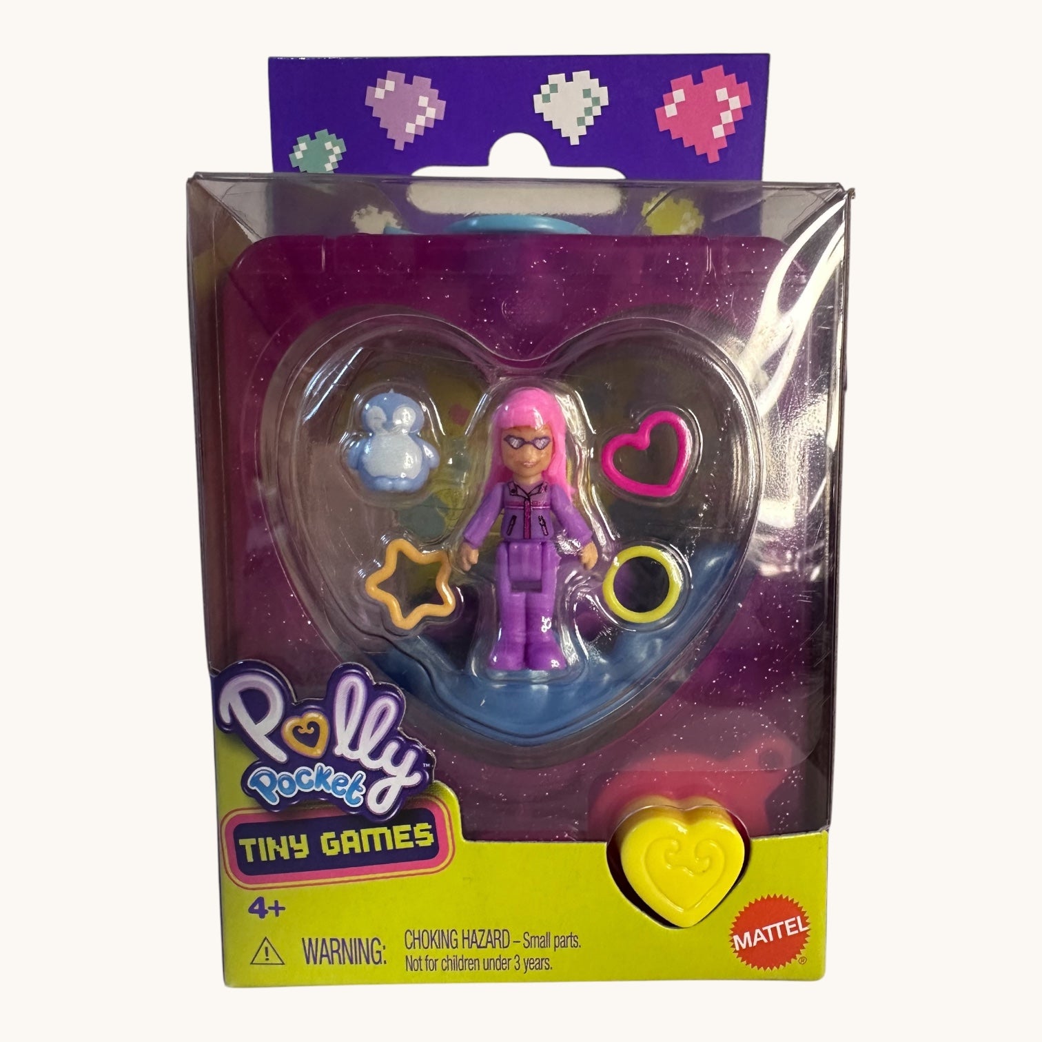 Polly Pocket Tiny Games Mini Playset – Assorted Collectible Figures