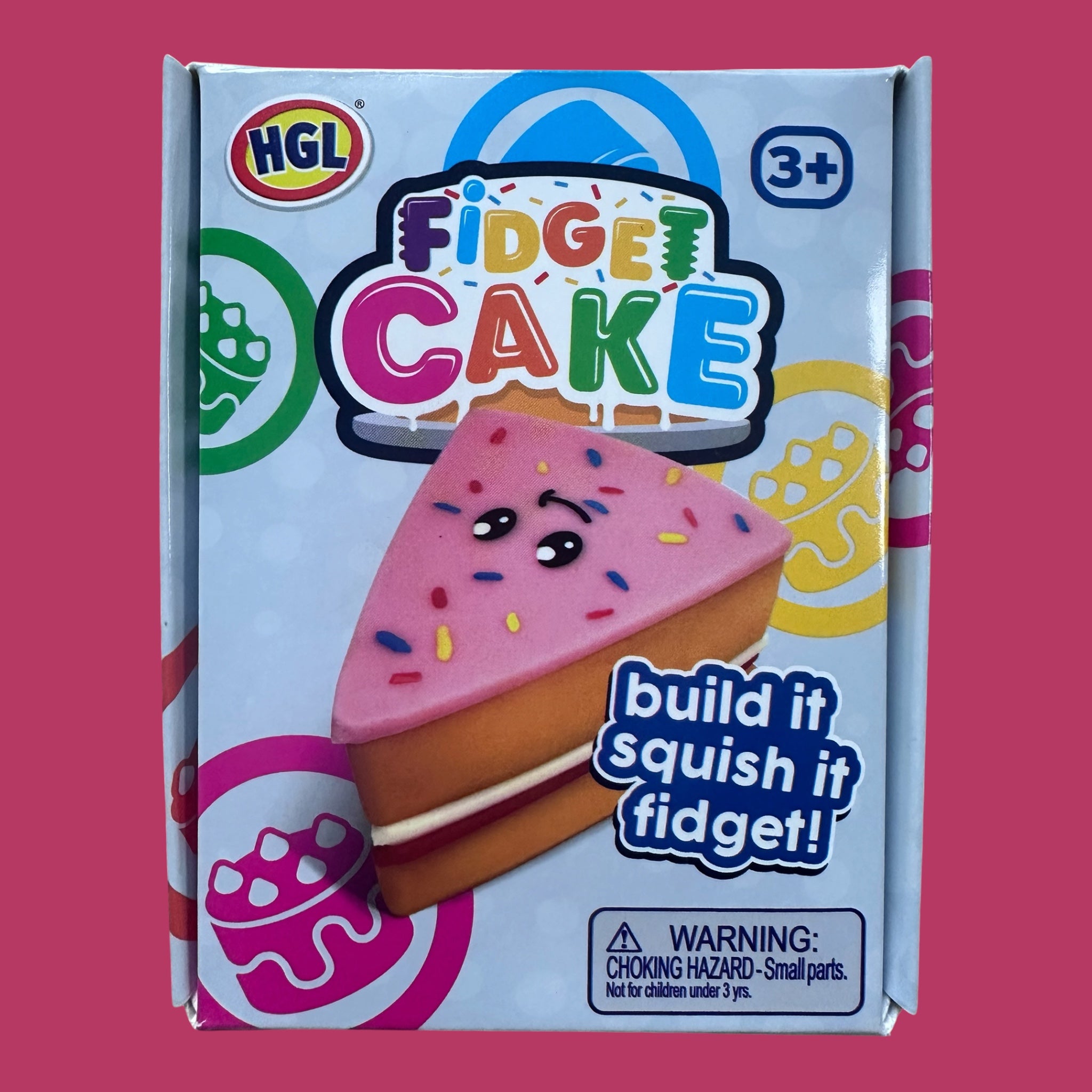 Fidget Cake Build & Squish Toy – Sensory Cake Fidget