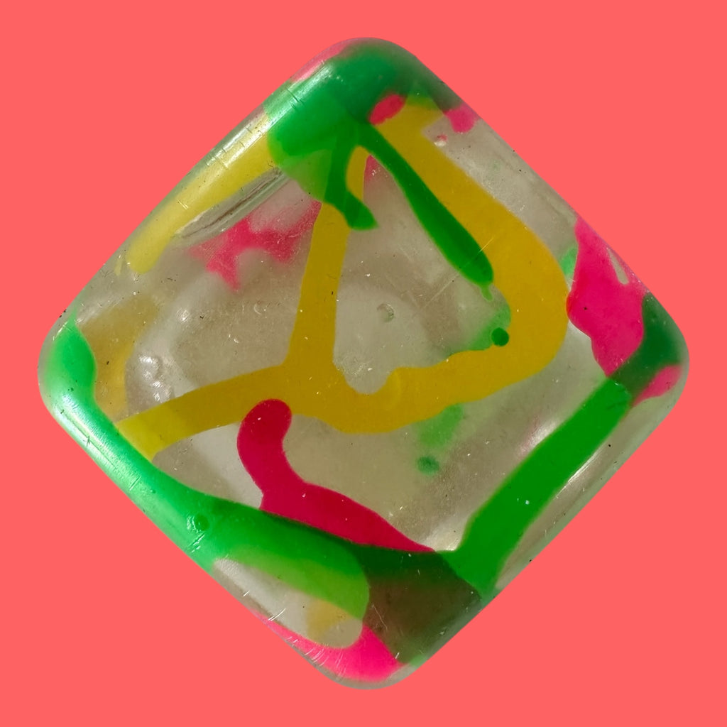 Cube Marble Squeeze – Ultra Firm Sensory Squishy Fidget Toy
