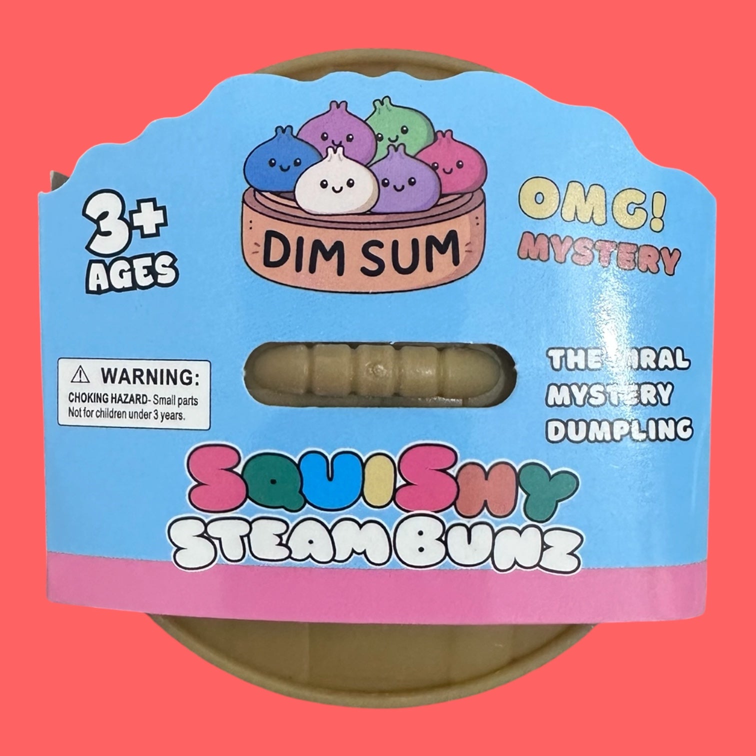 Squishy Steam Bunz Mystery Dumpling Toy – Sensory Squishy Fidget Surprise for Kids