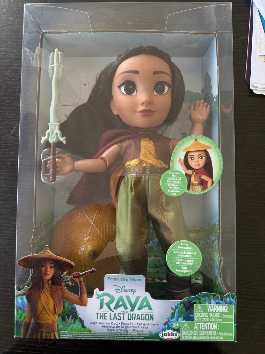 Disney Raya and the Last Dragon Warrior Doll | Fully Poseable Princess Adventure Doll | Fun Toy Shop