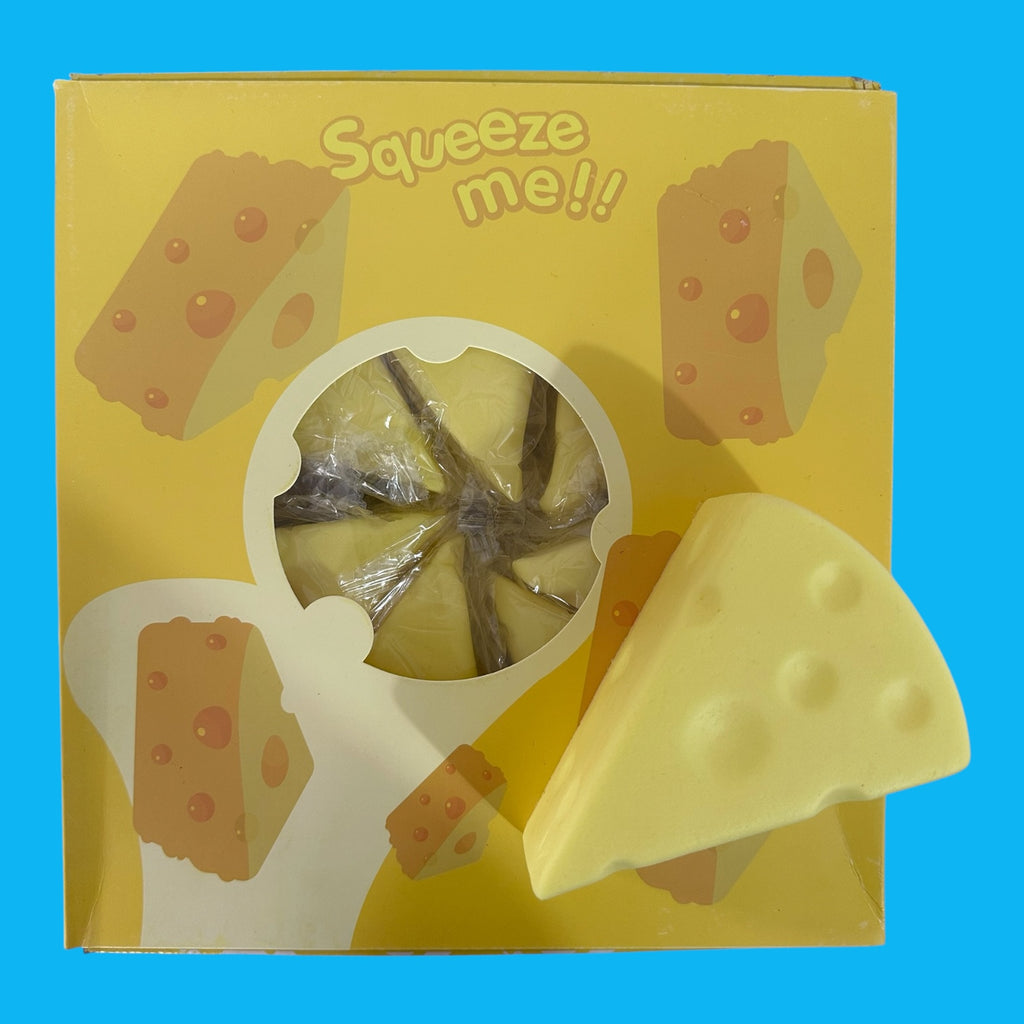 Cheese Slice Squishy Toy – Soft Slow Rising Sensory Stress Relief Fidget Toy for Kids & Adults