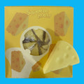 Cheese Slice Squishy Toy – Soft Slow Rising Sensory Stress Relief Fidget Toy for Kids & Adults