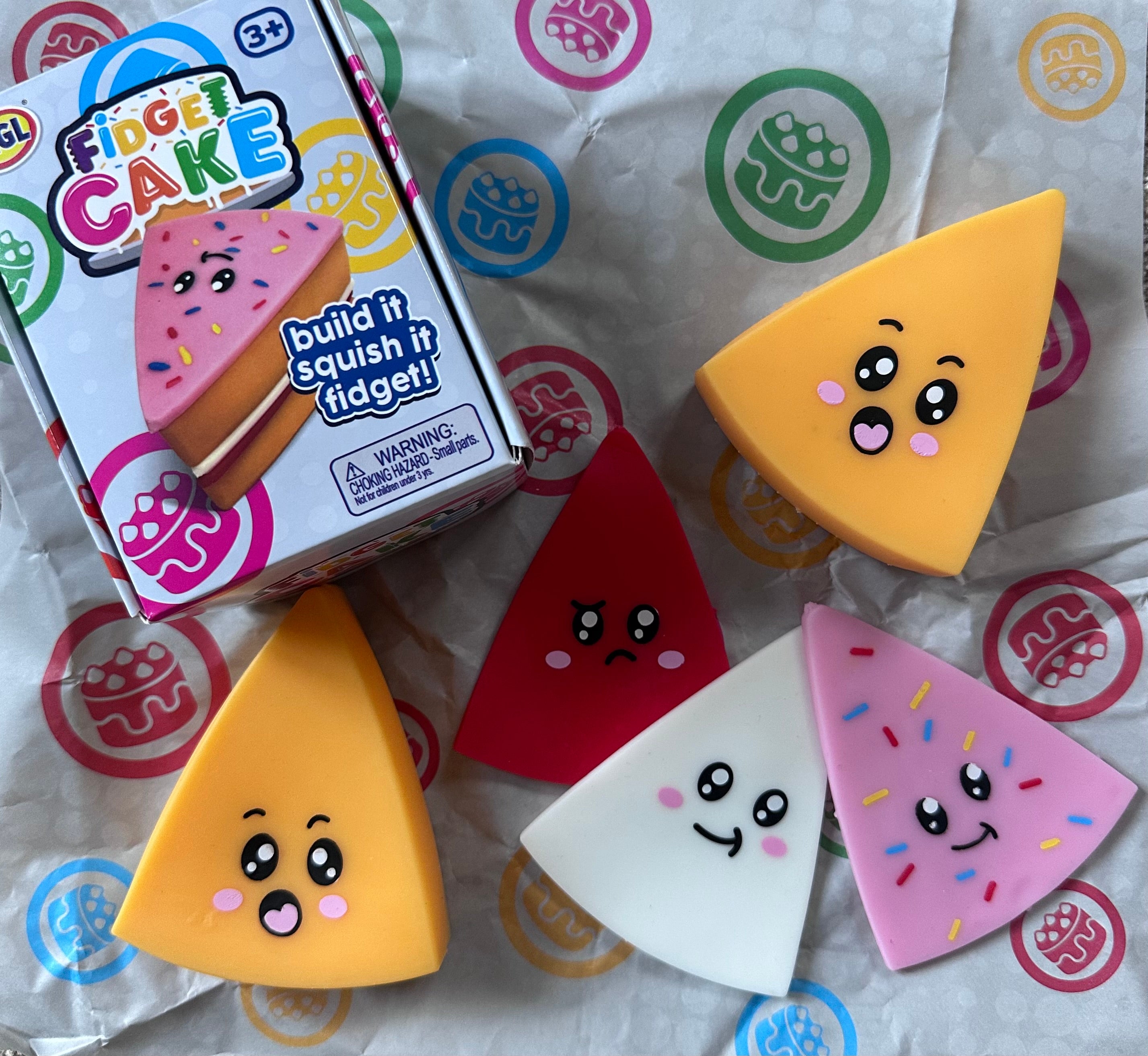 Fidget Cake Build & Squish Toy – Sensory Cake Fidget