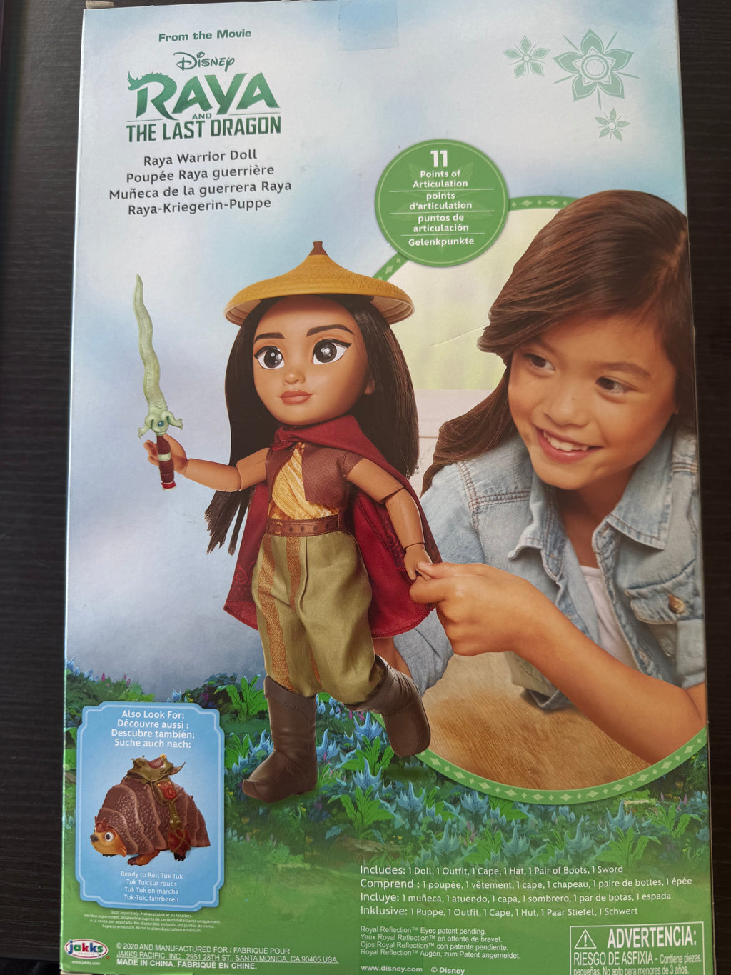 Disney Raya and the Last Dragon Warrior Doll | Fully Poseable Princess Adventure Doll | Fun Toy Shop