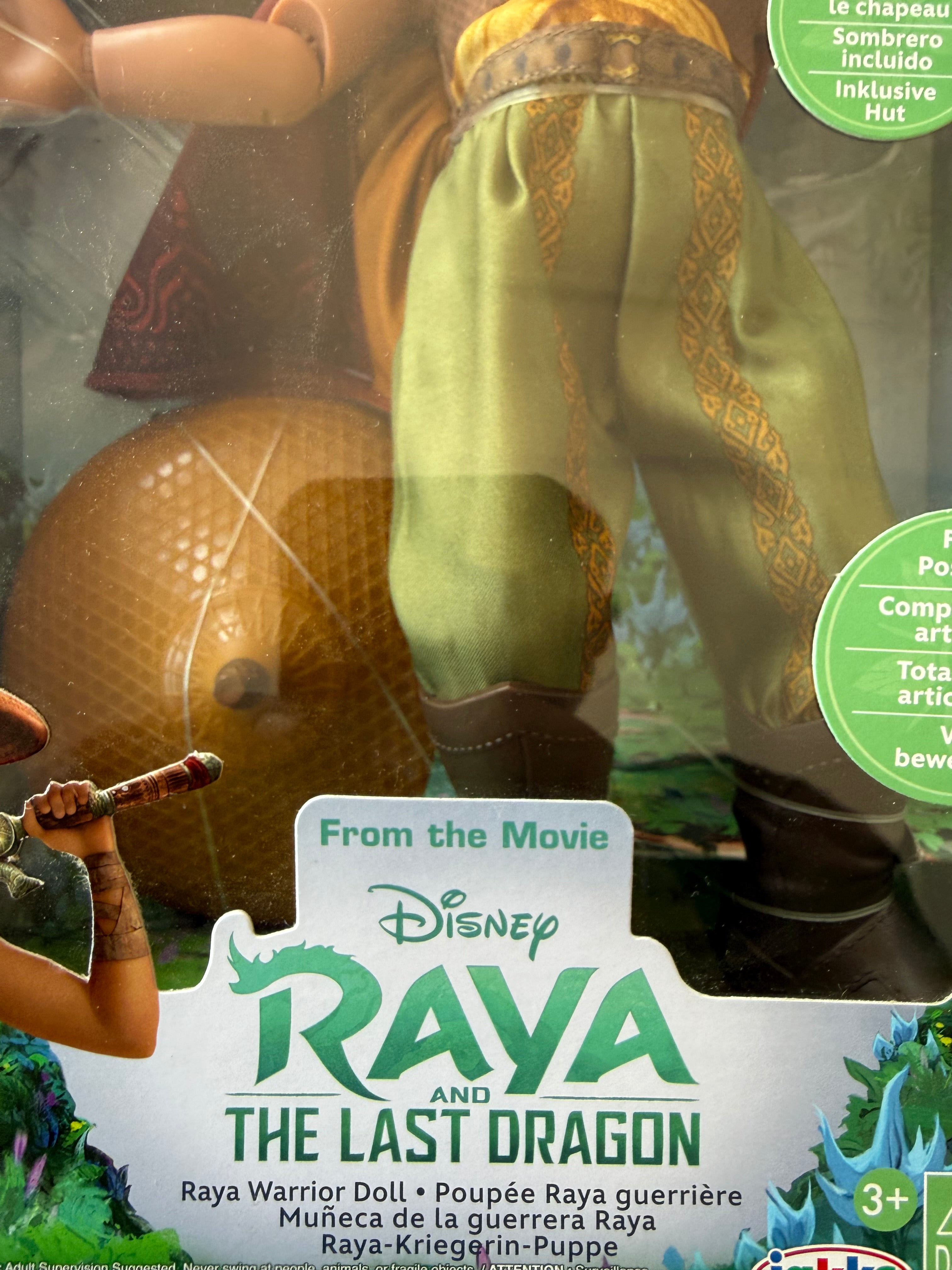 Disney Raya and the Last Dragon Warrior Doll | Fully Poseable Princess Adventure Doll | Fun Toy Shop