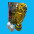 Electric Foam Bubble Trophy Machine – Football Bubble Maker Toy with Lights & Music