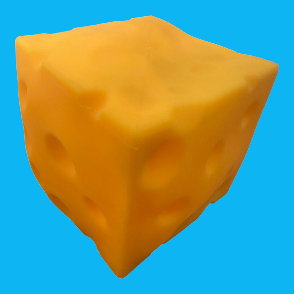 Squeeze Cheese Squishy Toy – Jumbo Cheese Sensory Stress Relief Fidget Toy for Kids & Adults