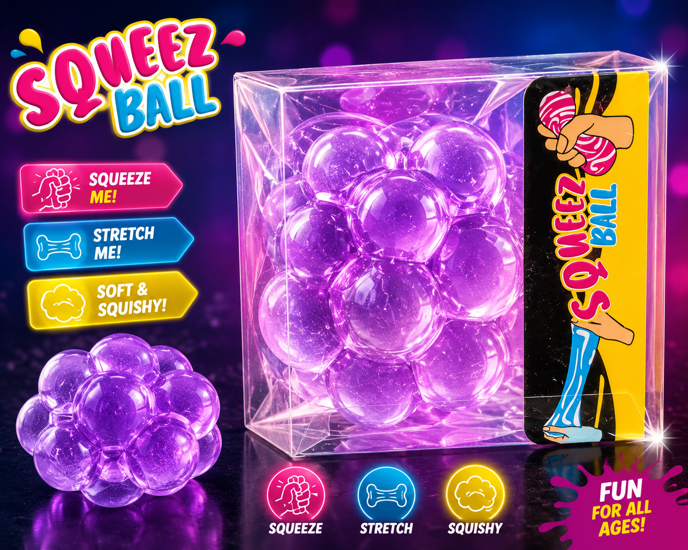 Squeez Ball Sensory Fidget Toy
