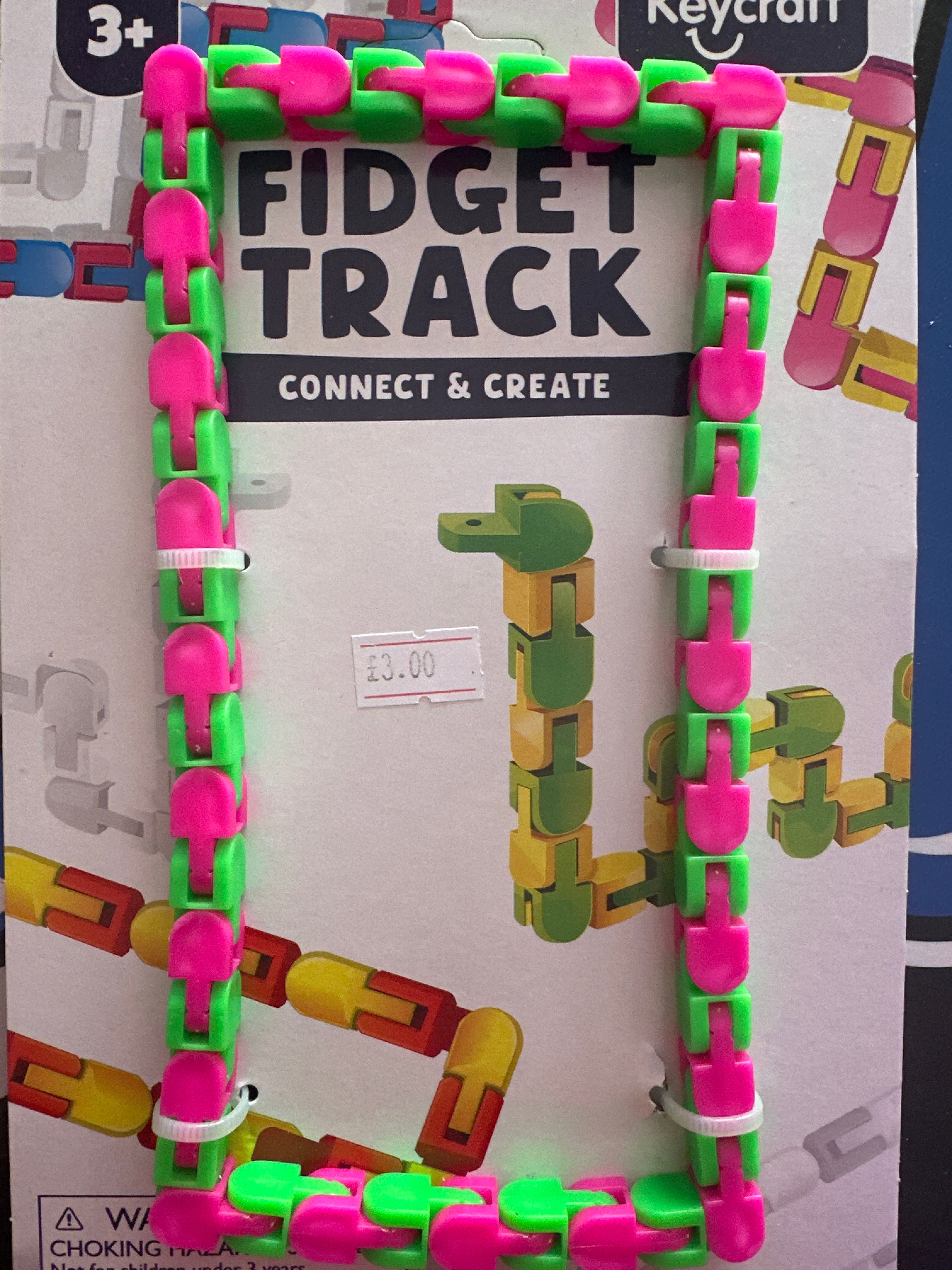 Fidget Track & Fidget Cube – 2 Styles to Choose From