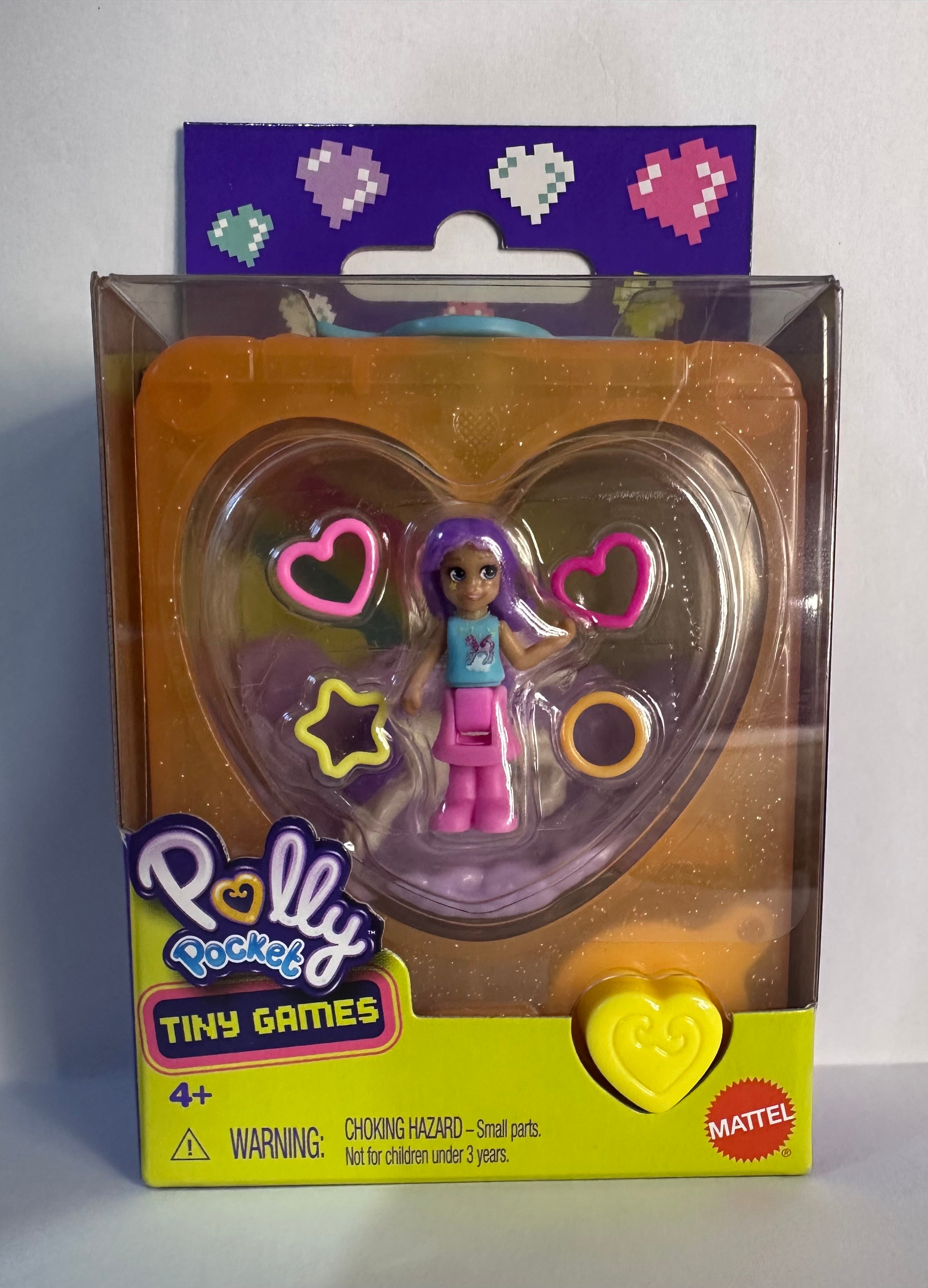 Polly Pocket Tiny Games Mini Playset – Assorted Collectible Figures