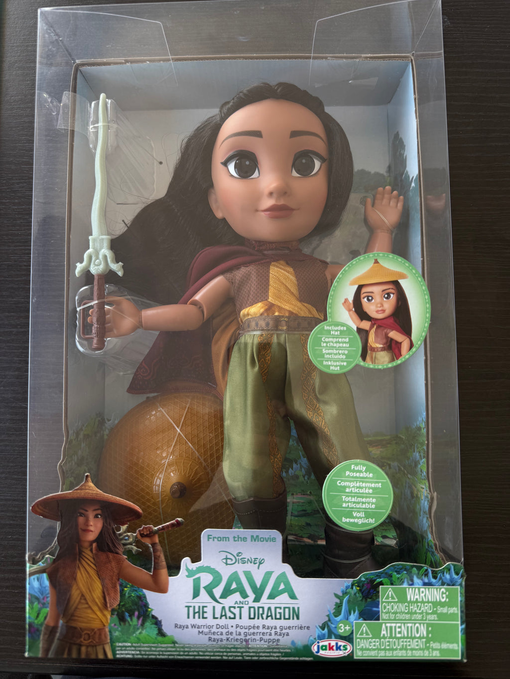 Disney Raya and the Last Dragon Warrior Doll | Fully Poseable Princess Adventure Doll | Fun Toy Shop