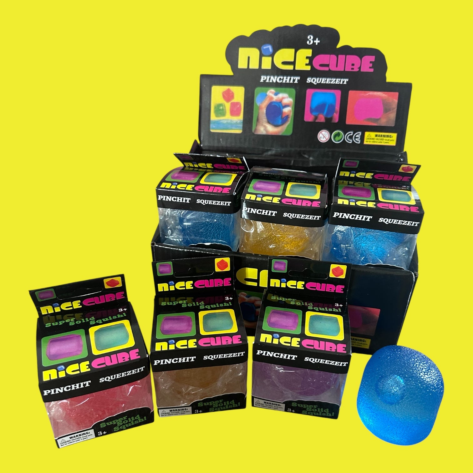 Nice Cube Super Solid Squishy – Sensory Stress Relief Fidget Toy Cube
