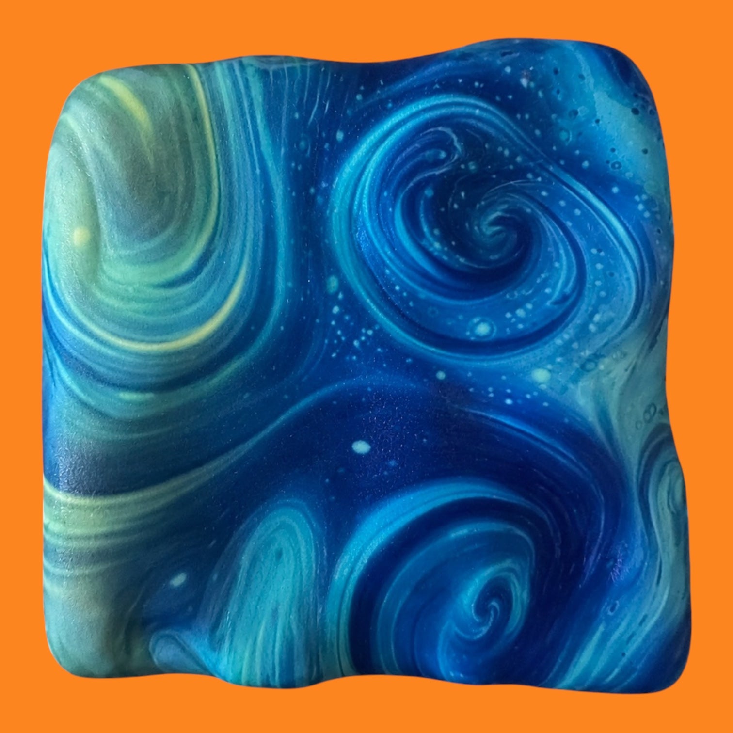 Cheese Squeeze Marble Squishy – Colourful Sensory Stress Relief Fidget Toy