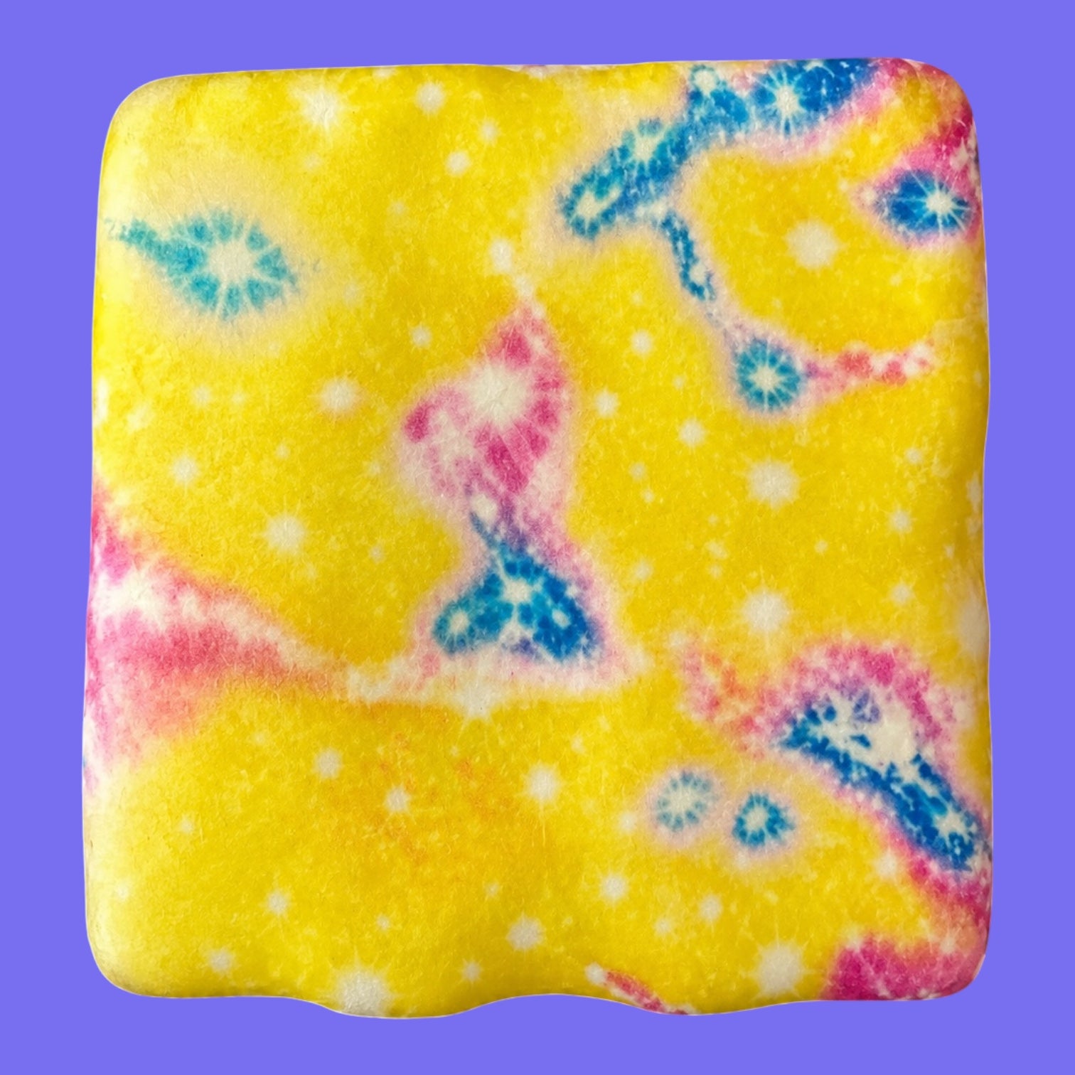 Cheese Squeeze Marble Squishy – Colourful Sensory Stress Relief Fidget Toy