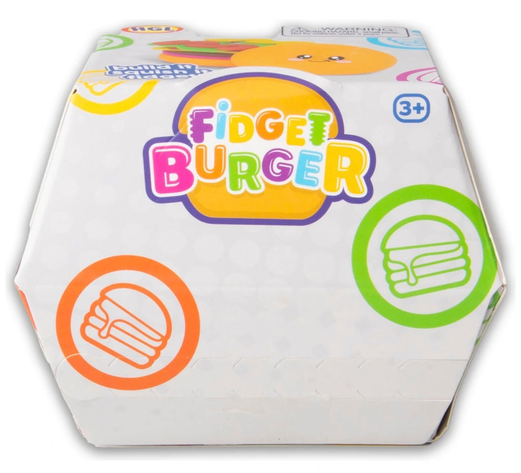 Fidget Burger – Build, Squish & Fidget Sensory Toy