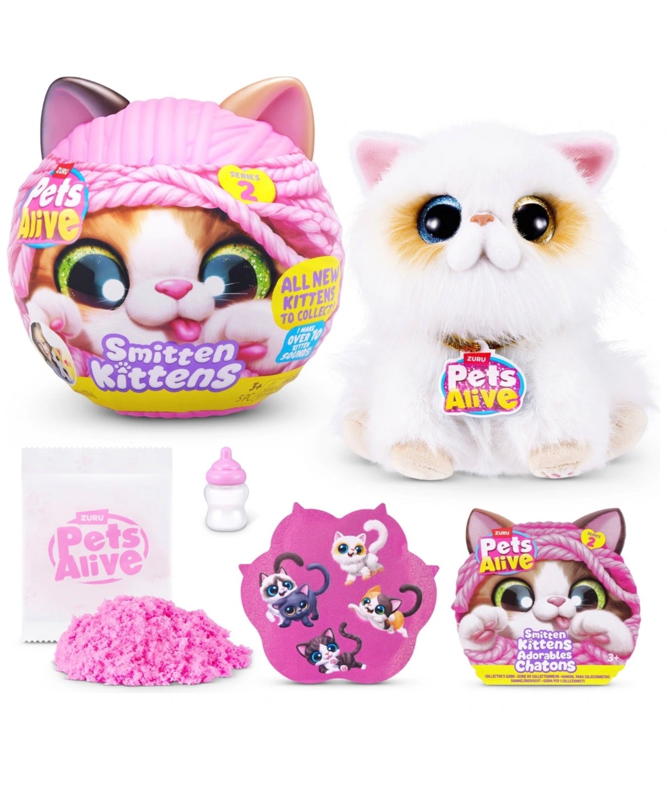 Pets Alive by ZURU Smitten Kittens Interactive Plush Series 2 Assortment