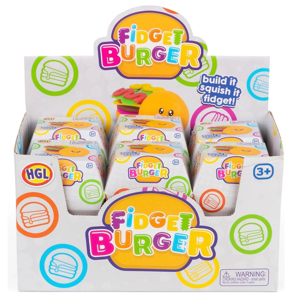 Fidget Burger – Build, Squish & Fidget Sensory Toy