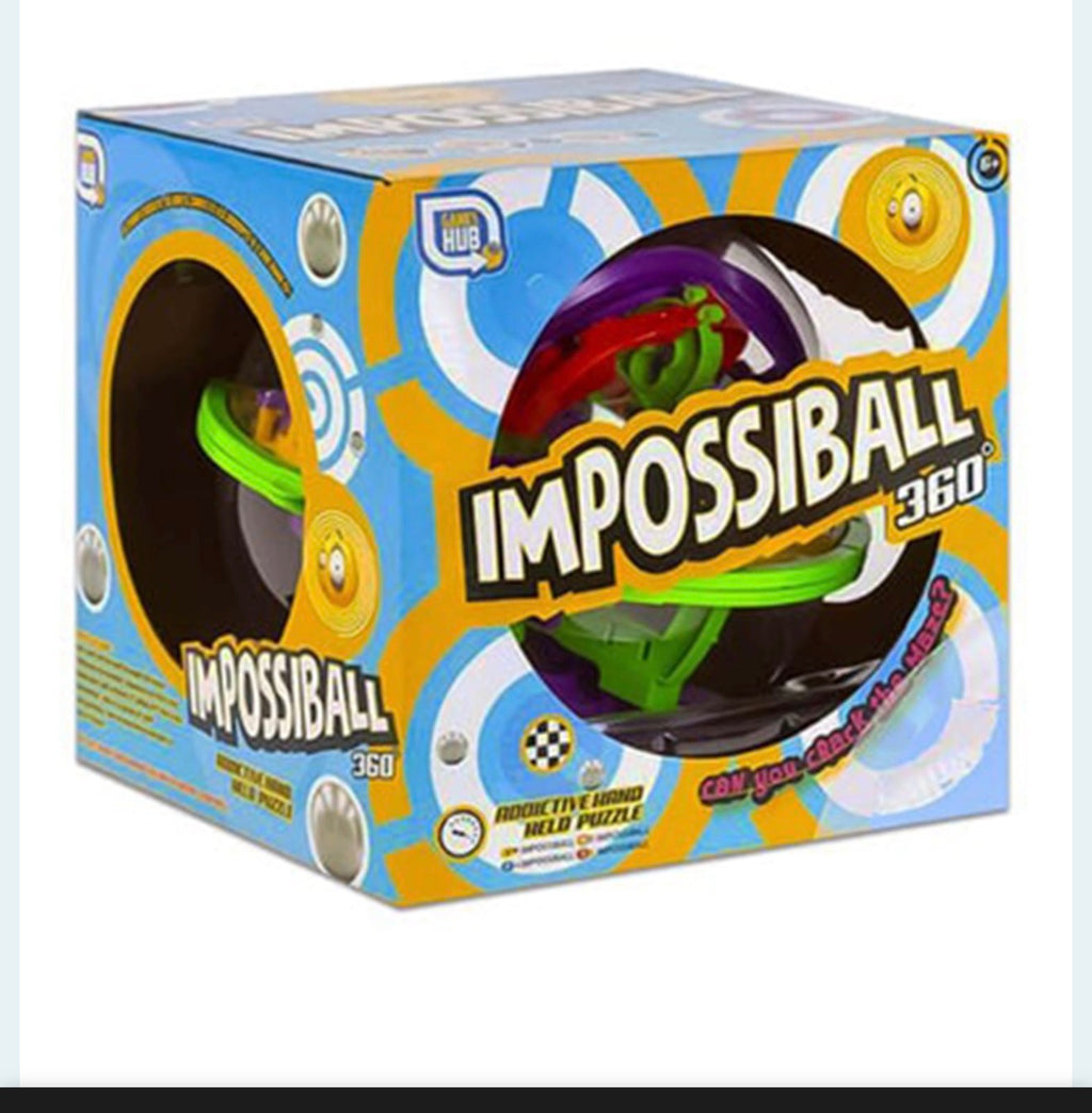 Impossiball 360 Maze Puzzle Ball | 3D Brain Teaser | Interactive Handheld Puzzle Game | Ages 6+