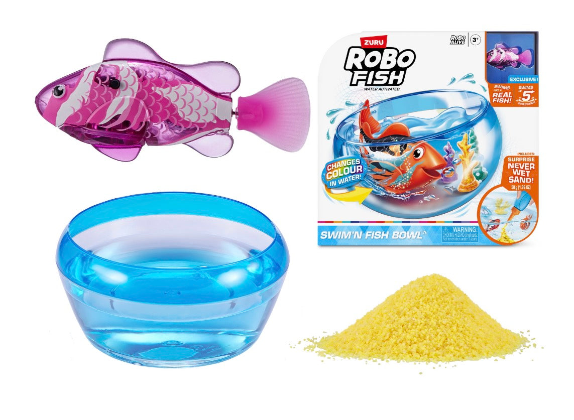 Robo Alive Water Activated Swimming Fish Set S1