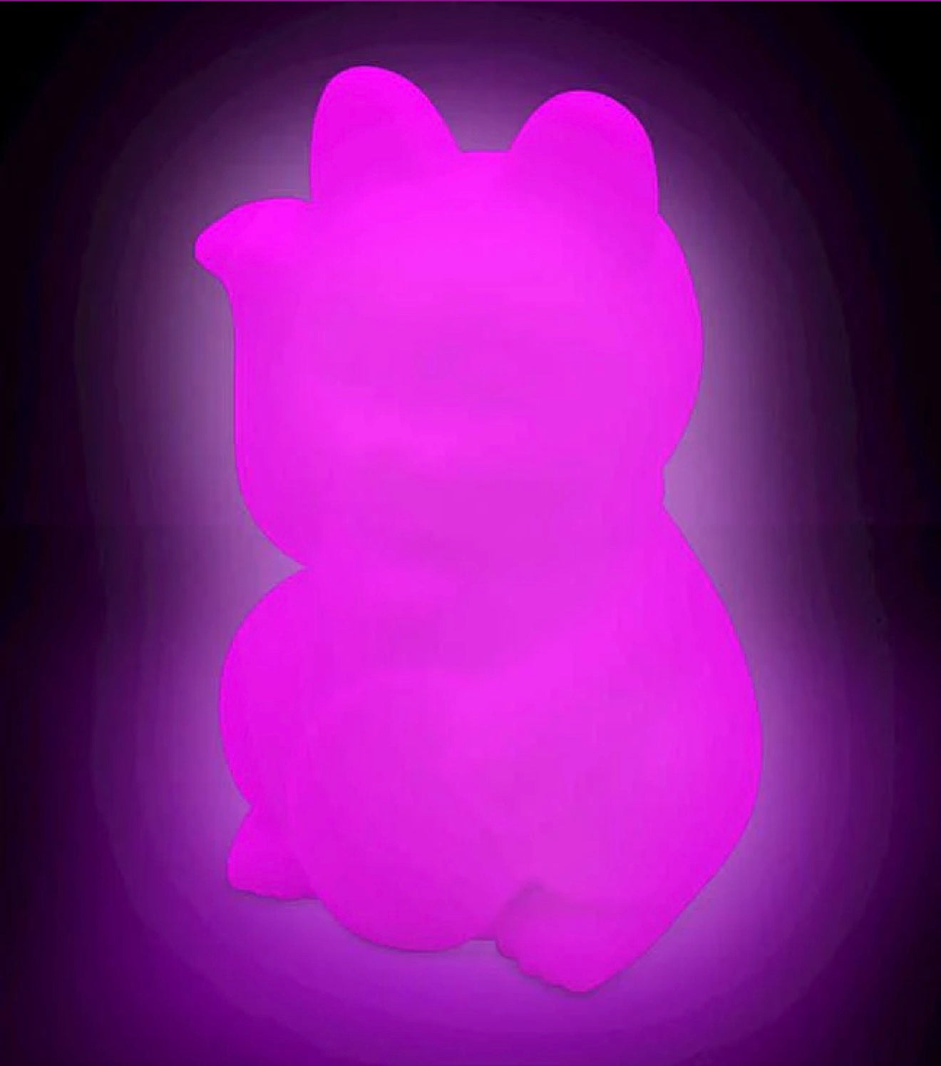 LUMEZ SQUISHY COLOUR CHANGING LUCKY CAT LIGHT