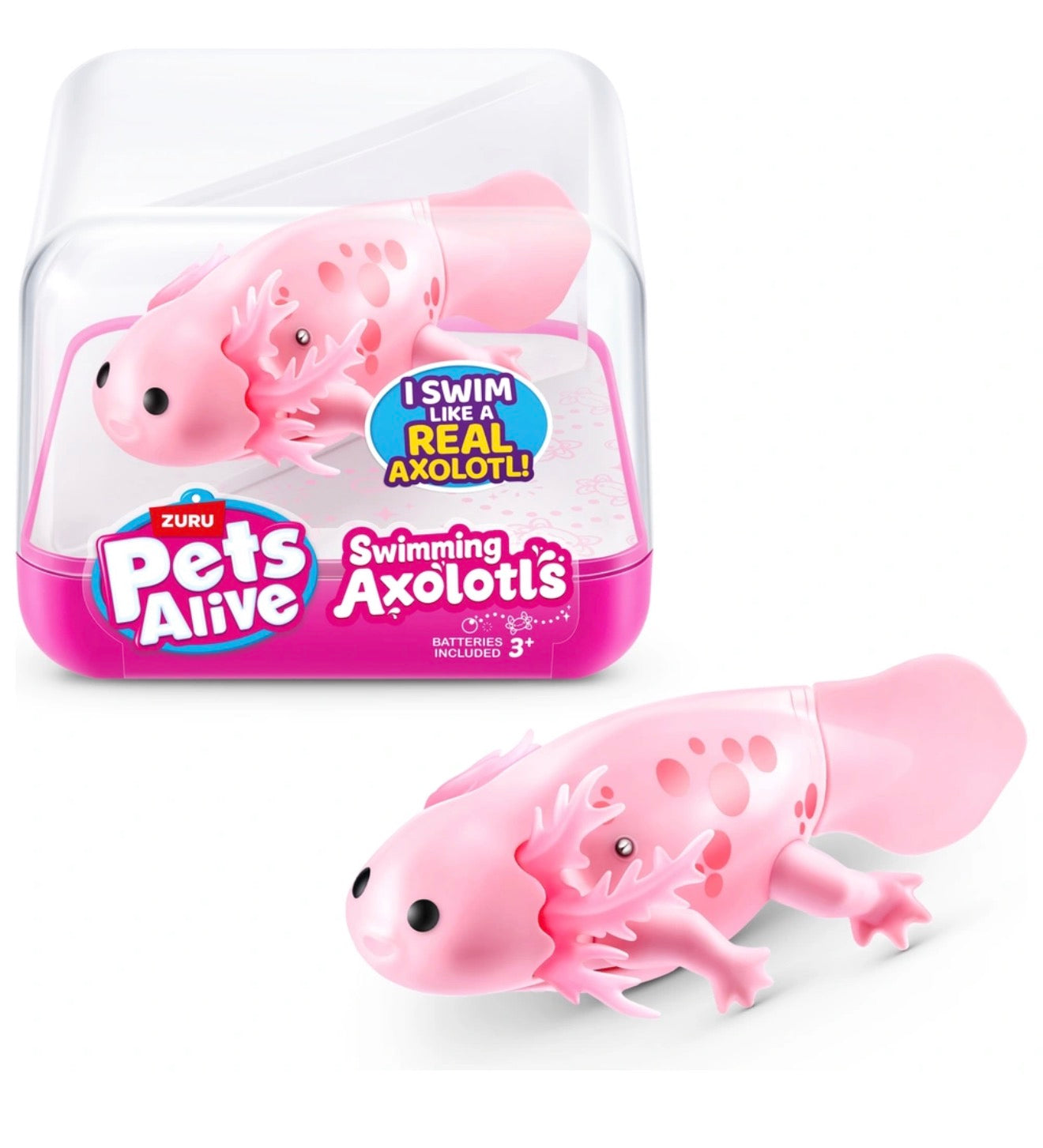 Pets Alive by ZURU Interactive Swimming Axolotls Assortment