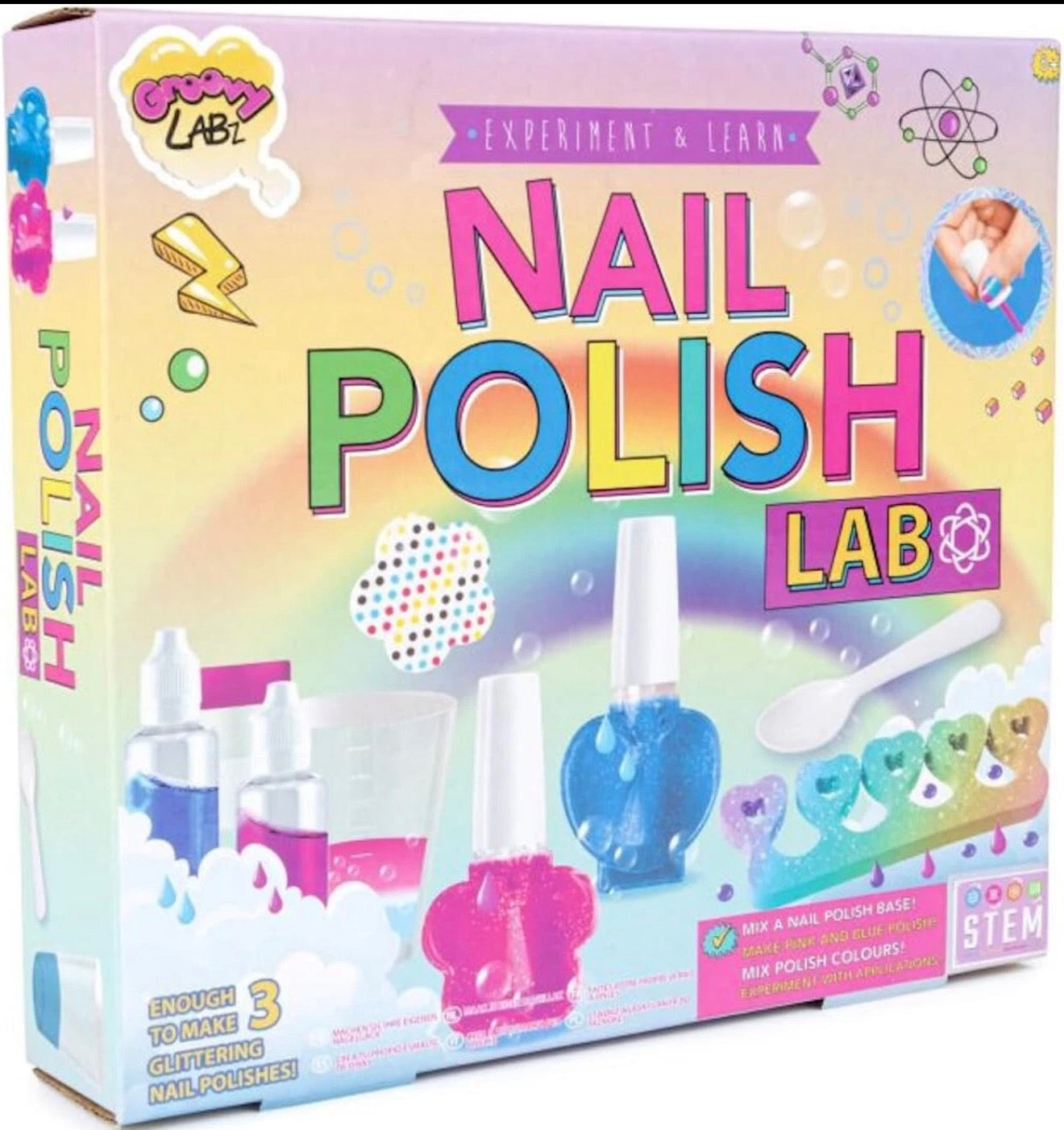 Make Your Own Nail varnish Polish Childrens Beauty Educational Science Lab Set