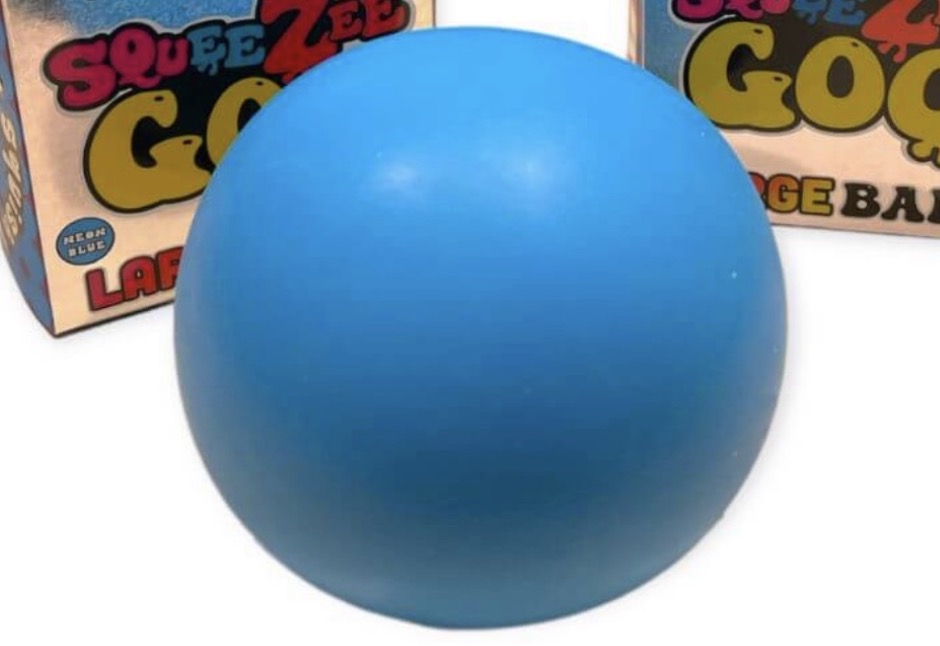 Large Squeezy Goo Stress Ball Neon 10cm