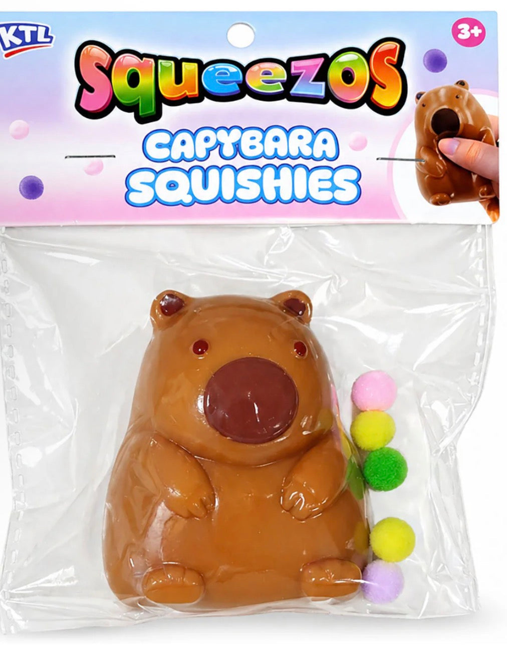 Squeezos Capybara Squishies Fidget Toy
