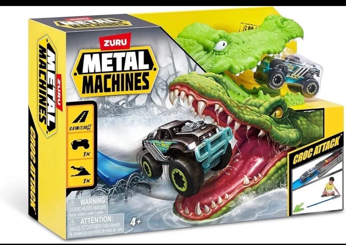 Zuru Metal Machines Croc Attack Play Set Brand New and Sealed In Box