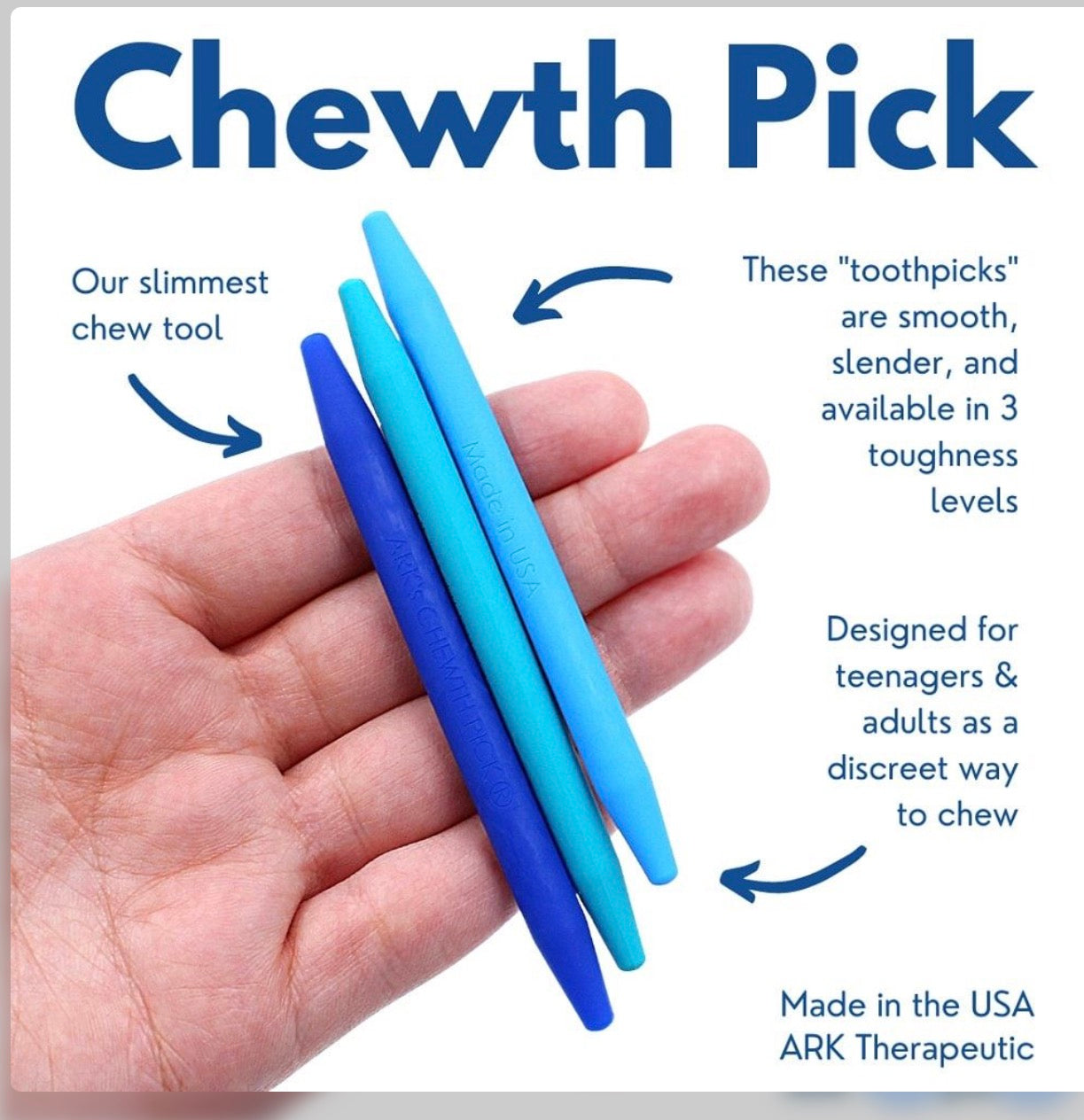 ARK’s Chewth Pick® Chewable Toothpicks Smooth