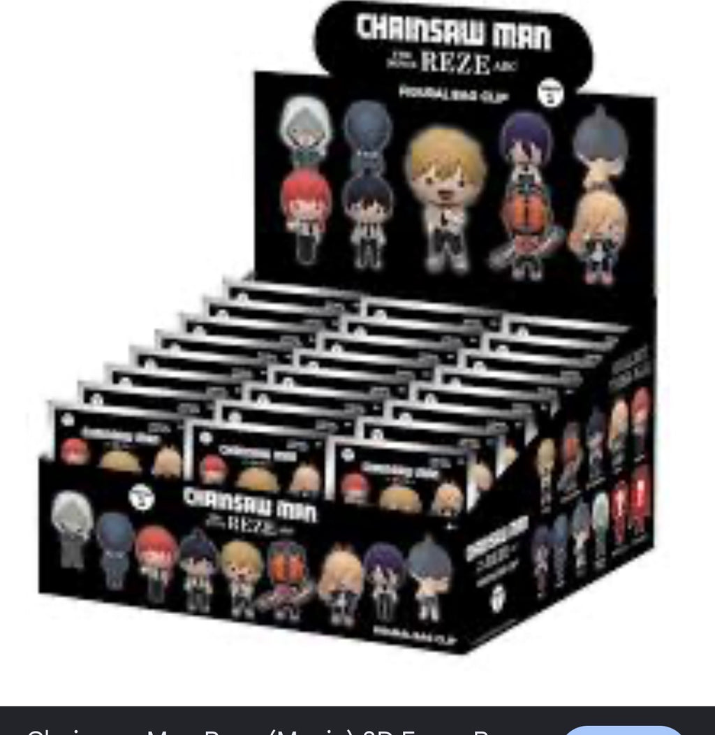 Chainsaw Man Reze (Movie) 3D Foam Bag Clip, Series 1