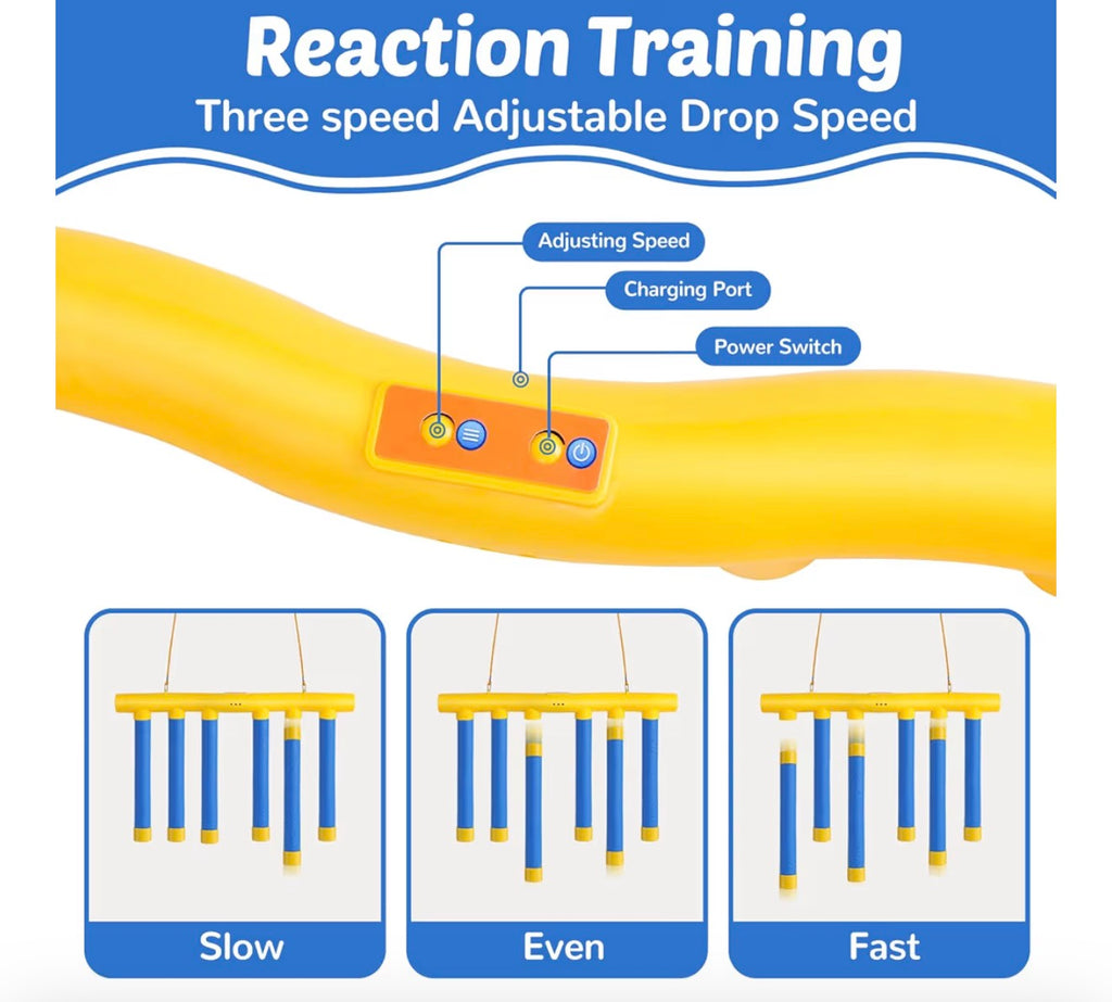 Hand Speed Challenge Reaction Training Game | Interactive Catch Game for Kids | USB Rechargeable | Ages 3+