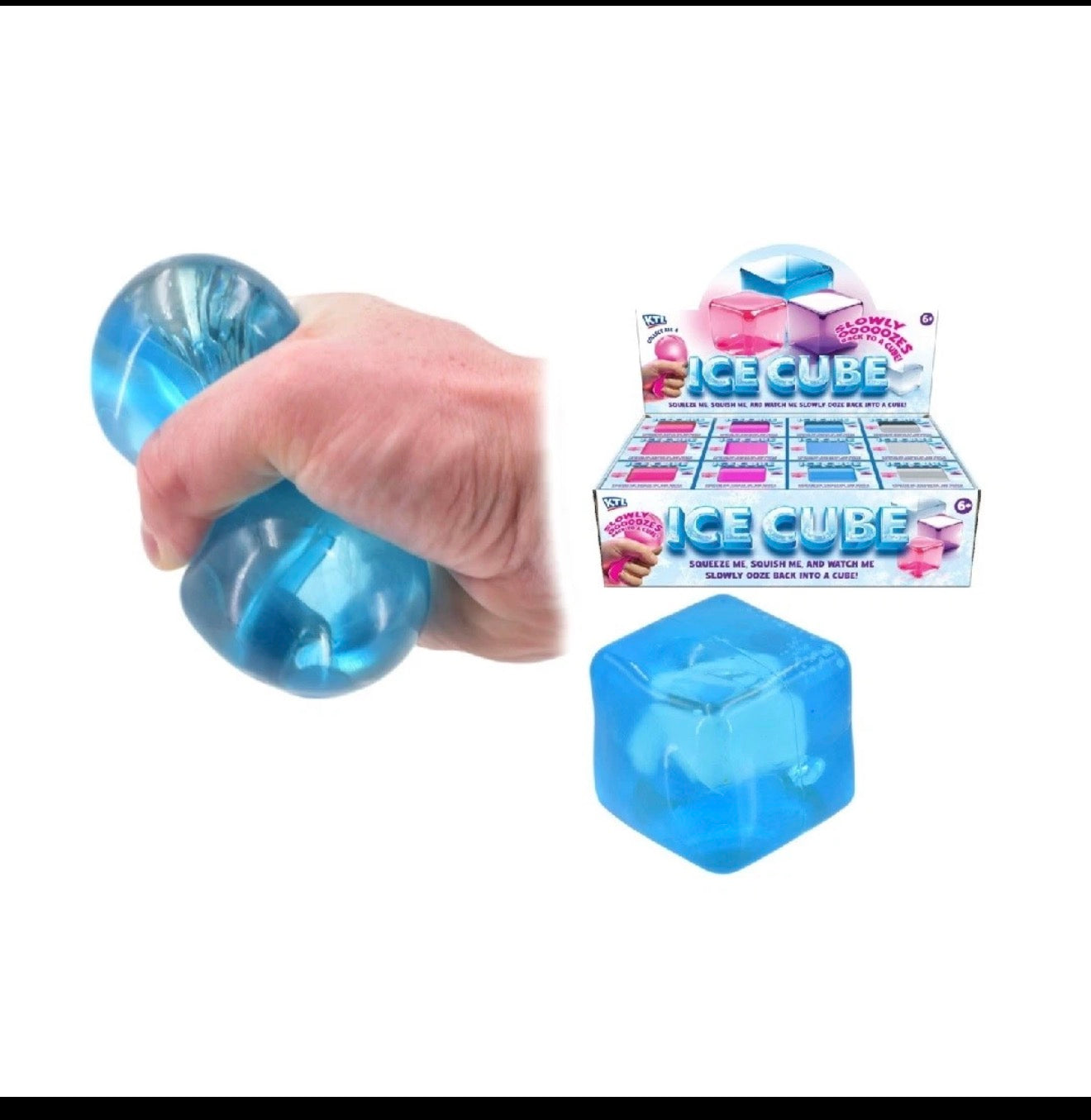 KTL Ice Cube Squishy – Slow Rise Sensory Fidget Toy