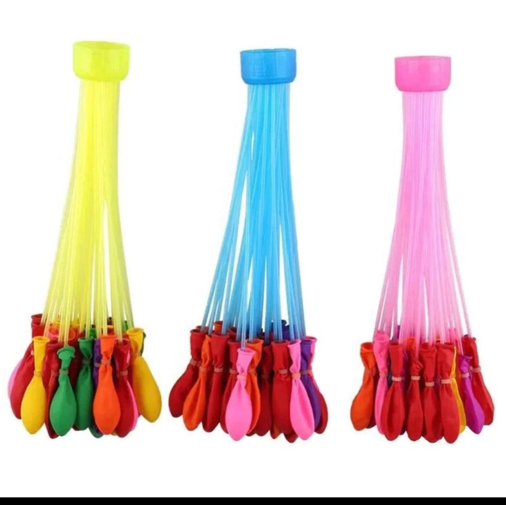 Get ready for the ultimate summer splash! Fill, tie and launch up to 333 colourful water balloons in around 60 seconds with these self-sealing water balloon packs.
