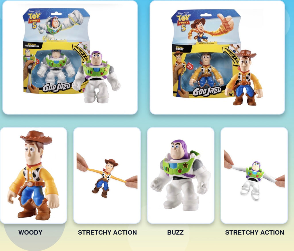 Goo Jit Zu Disney Pixar Toy Story 5 Hero Pack Woody or buzz