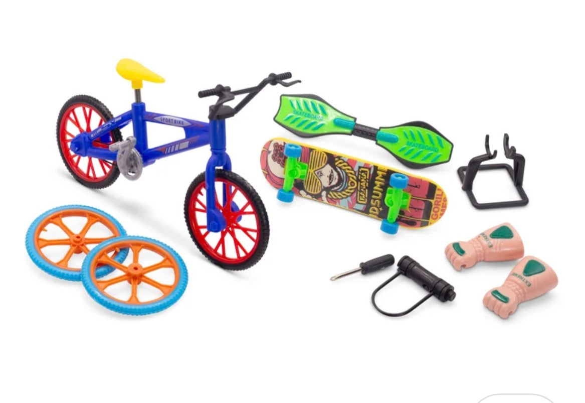 MINI SKATEBOARDS – BOARD & BIKE SET