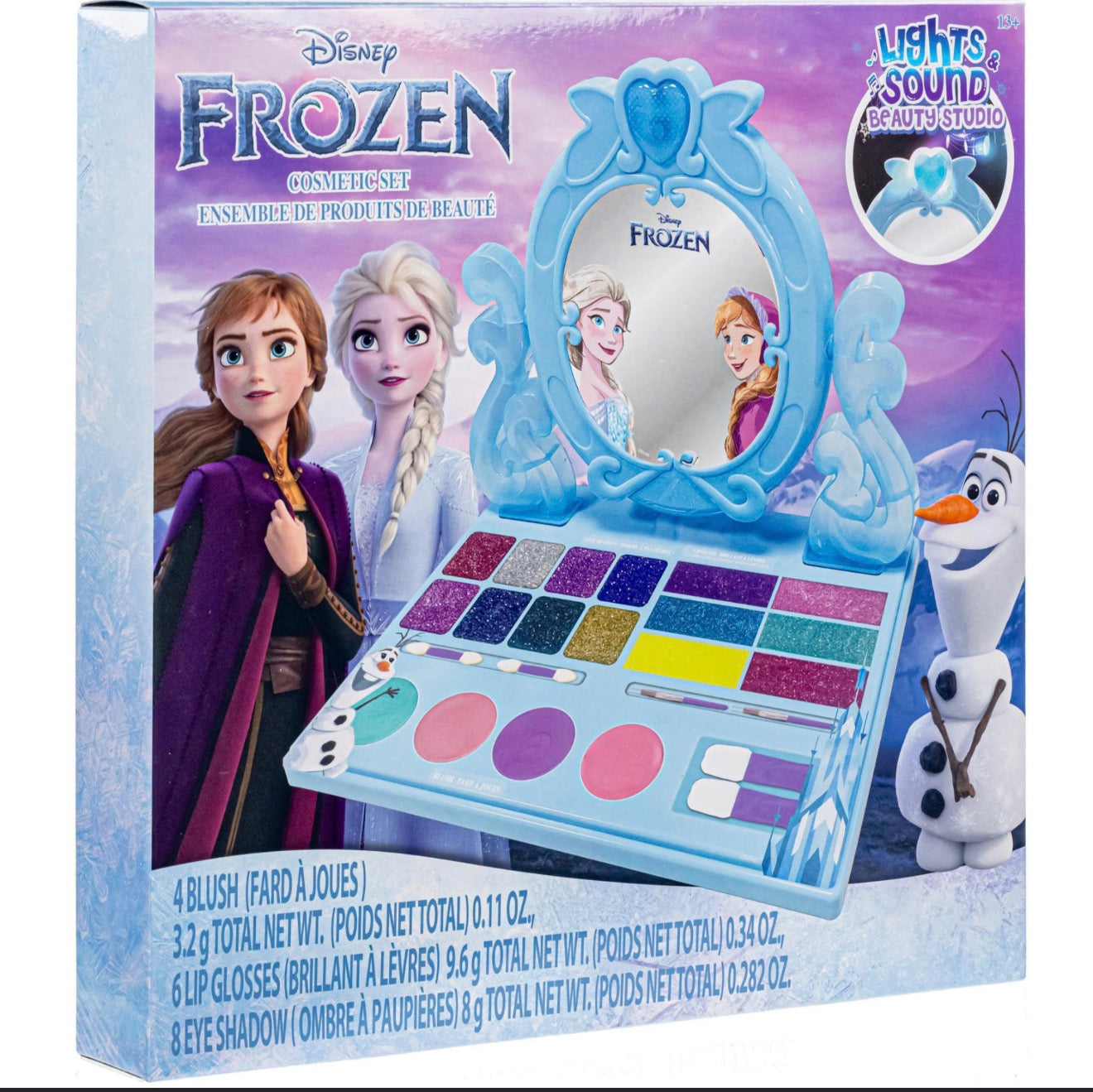 Disney Frozen Lights & Sound Beauty Studio Cosmetic Set