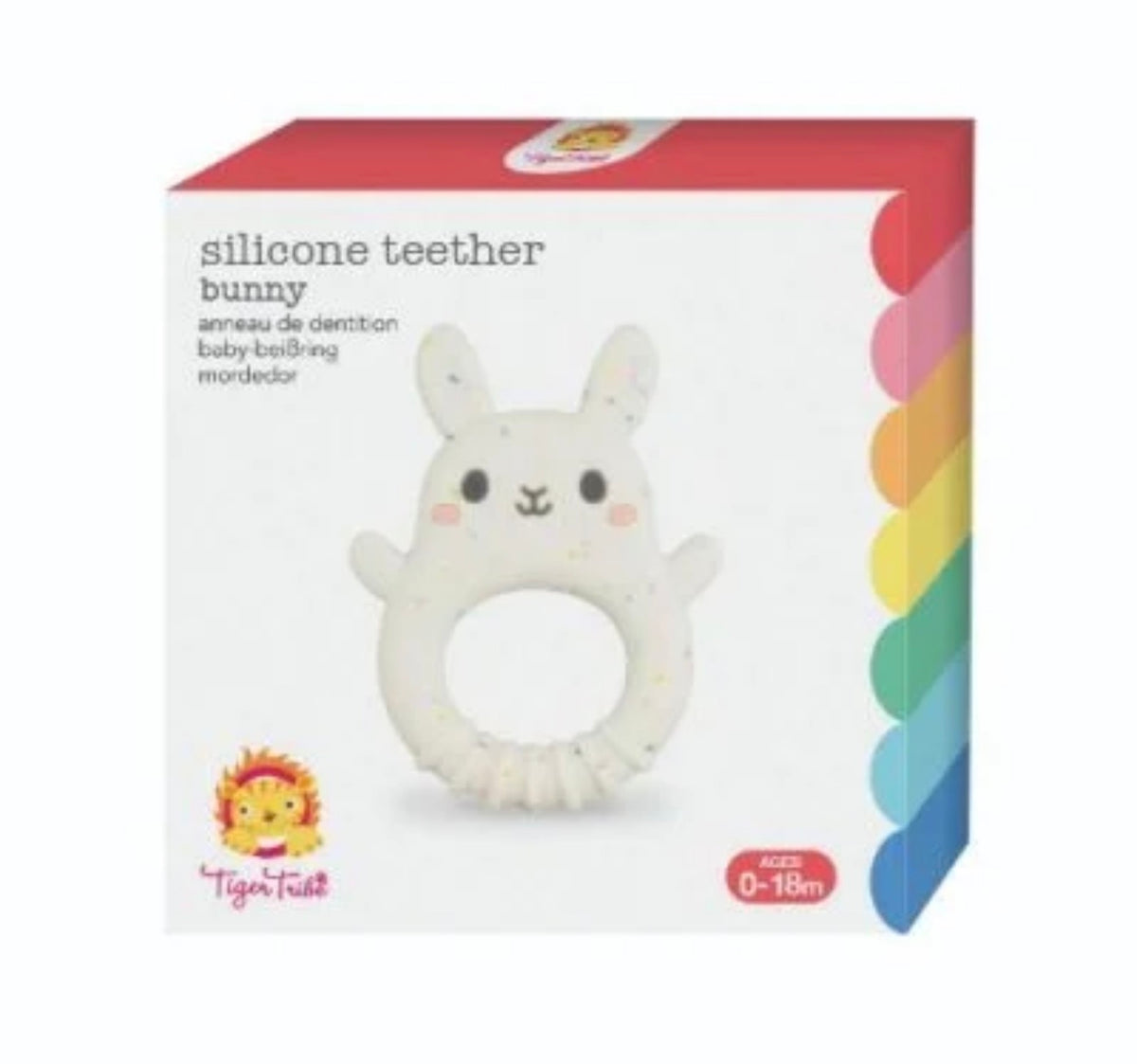Tiger Tribe Silicone Teether – Dino or Bunny