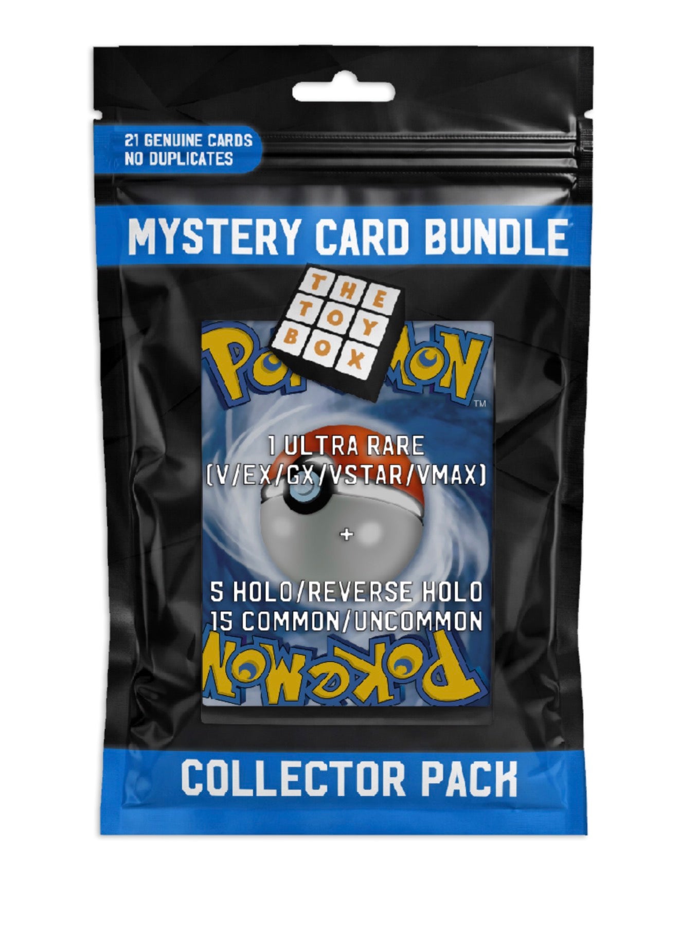 Mystery Card Bundle – Genuine Trading Card Mystery Pack | Pokémon Inspired | No Duplicates | Ultra Rare Chase Cards