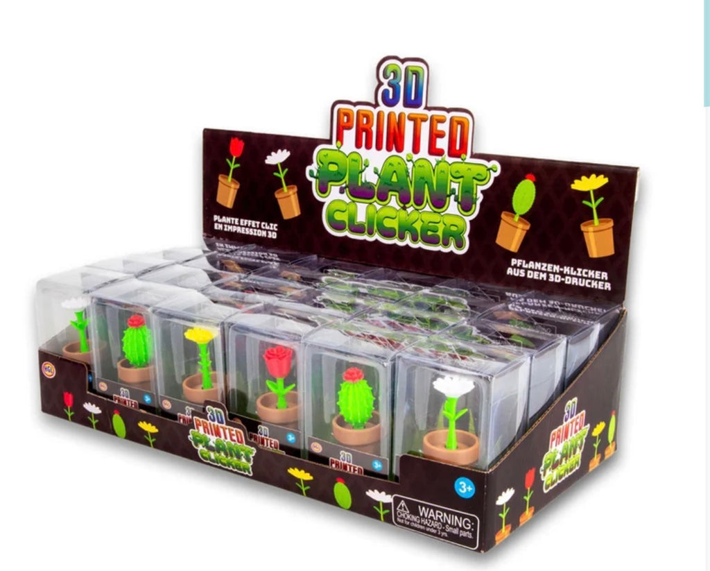 3D Printed Plant Clicker – Sensory Fidget Toy