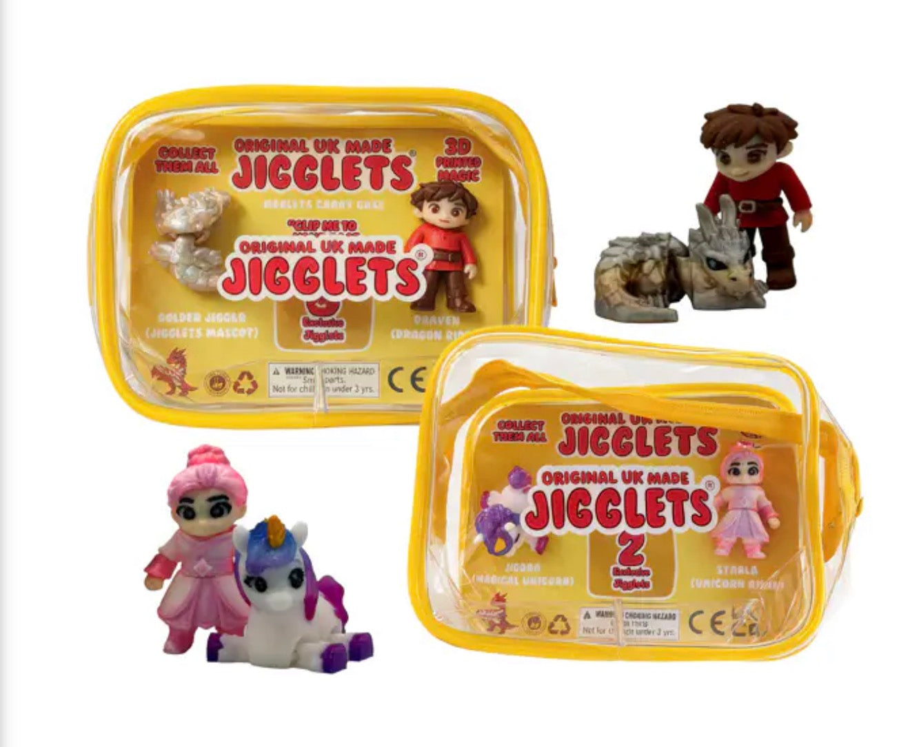 Jigglets 3D Studio Gifts Mystery Collectible Figure | Blind Box Toy | 12 Characters to Collect | Age 4+