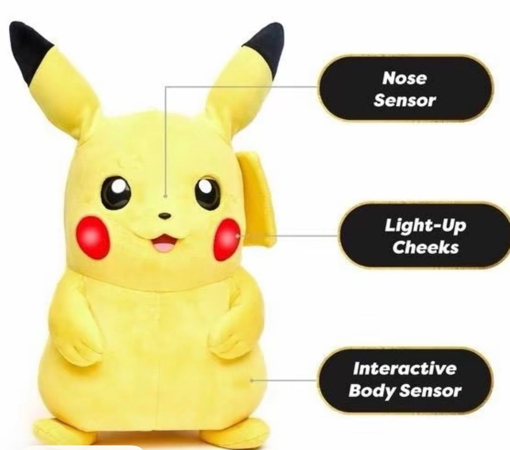 Pokémon RealFX Pikachu Puppetronics | Interactive Animatronic Pikachu Figure with 120+ Sounds & Reactions