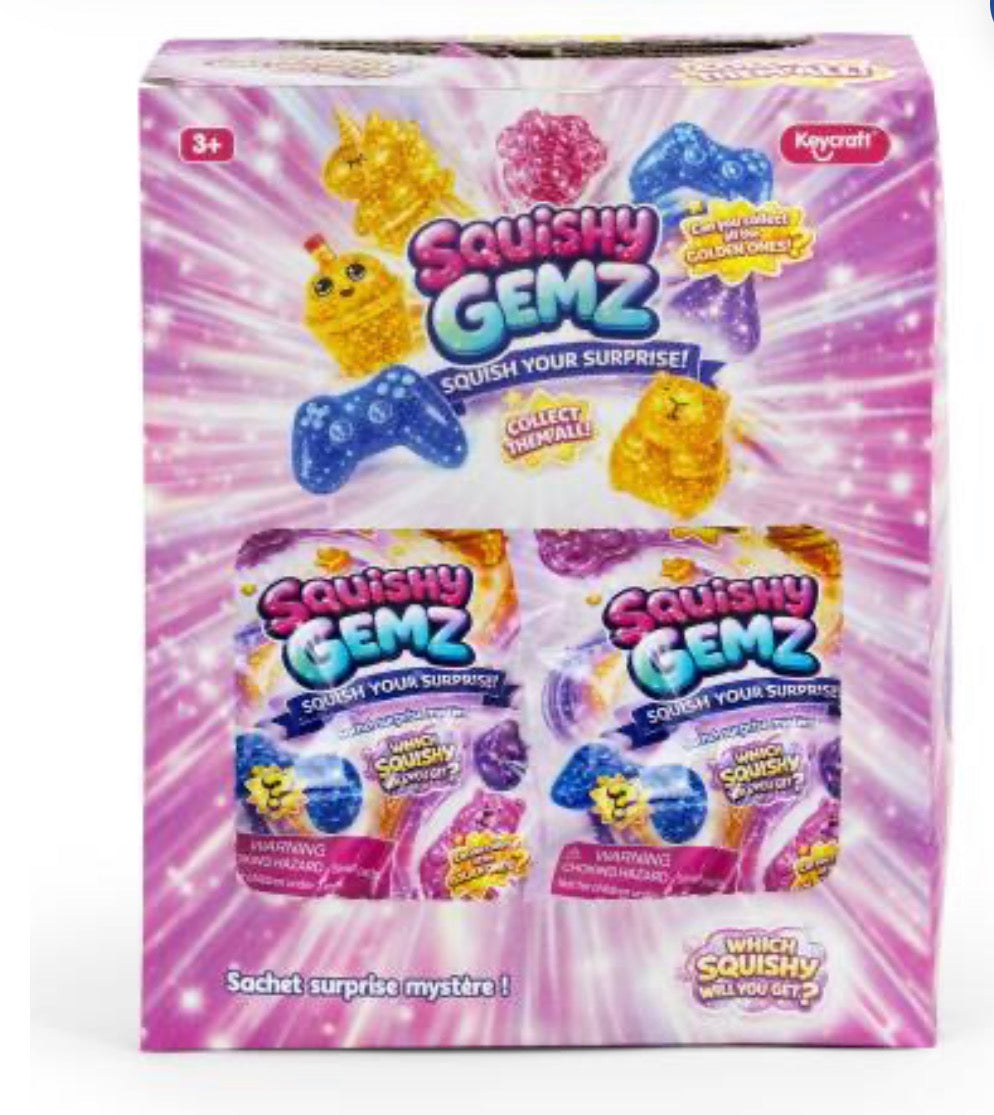 Squishy Gemz Mystery Sensory Toys Grab Bin