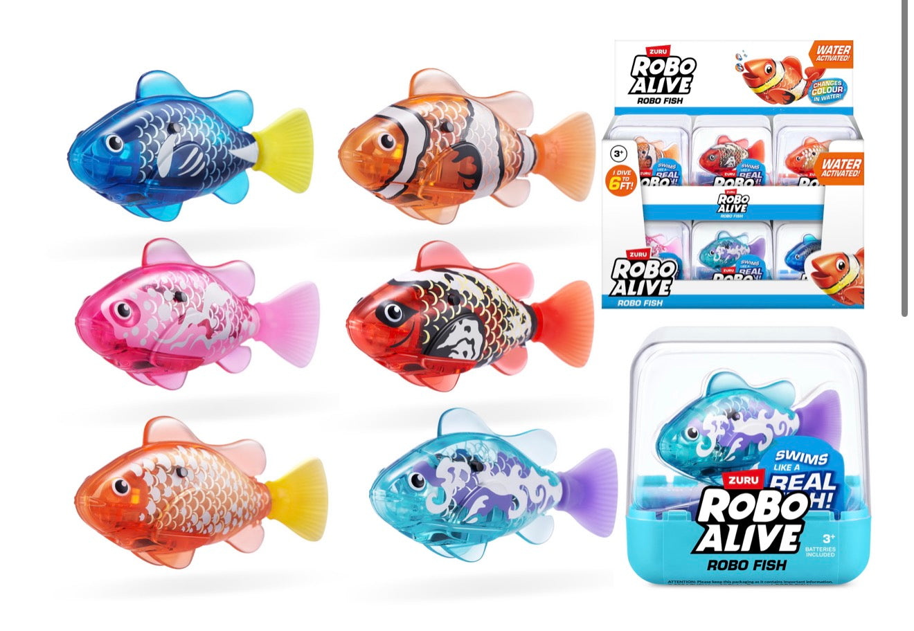 Robo Alive Robotic-Water Activated Swimming Fish S3 Dbx