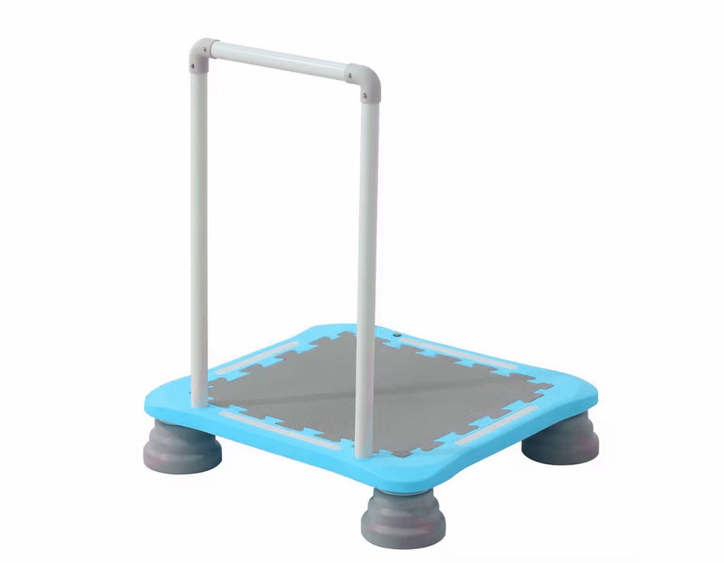 Music & LED Light Trampoline | Sensory Indoor Kids Trampoline with Handle