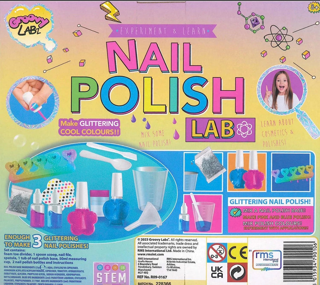 Make Your Own Nail varnish Polish Childrens Beauty Educational Science Lab Set