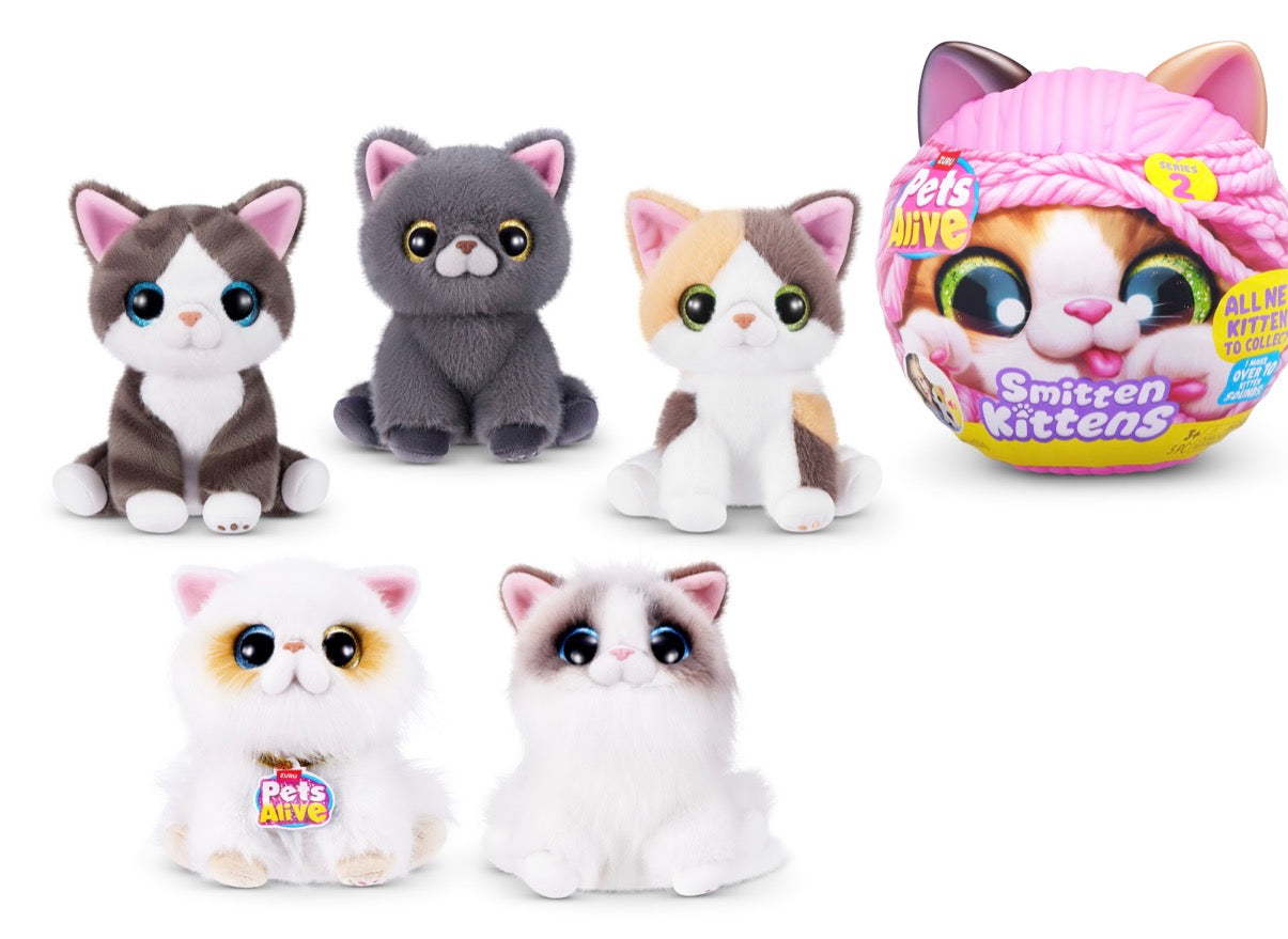 Pets Alive by ZURU Smitten Kittens Interactive Plush Series 2 Assortment