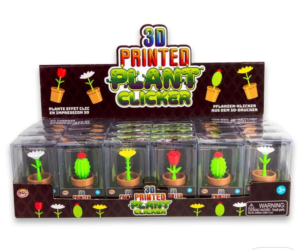 3D Printed Plant Clicker – Sensory Fidget Toy