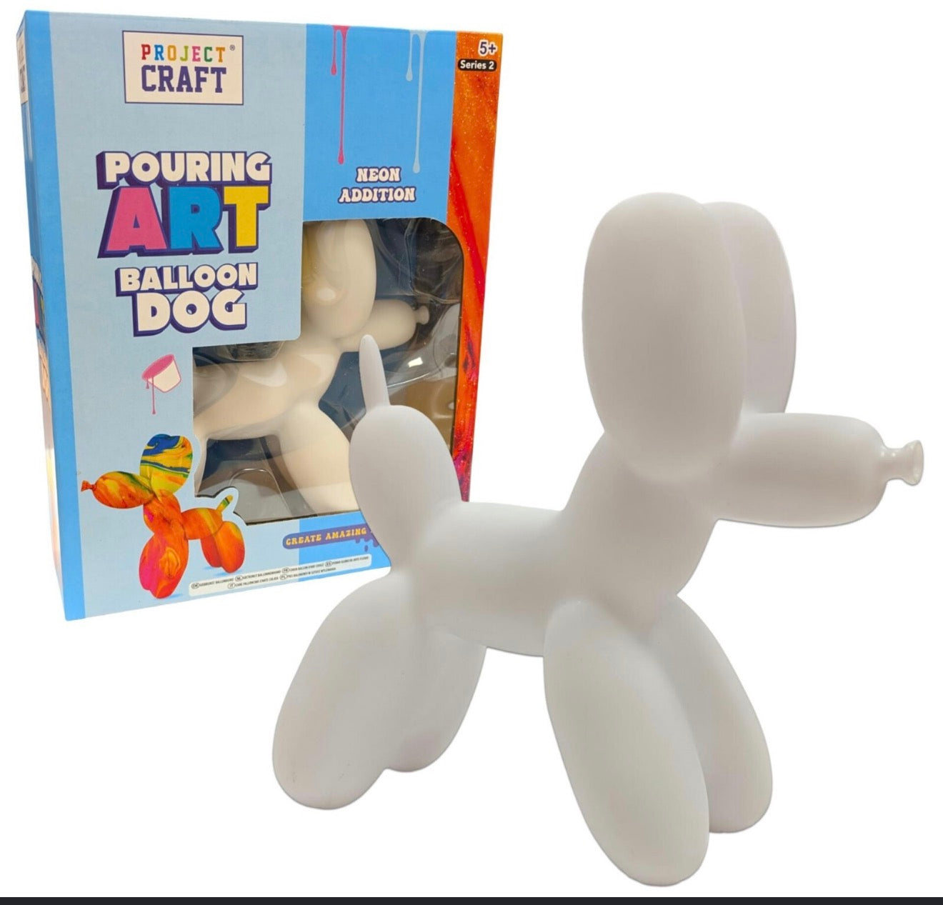 Pouring Art Balloon Dog Set